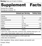 Cataplex® B-Core 120 Tablets Rev 04 Supplement Facts
