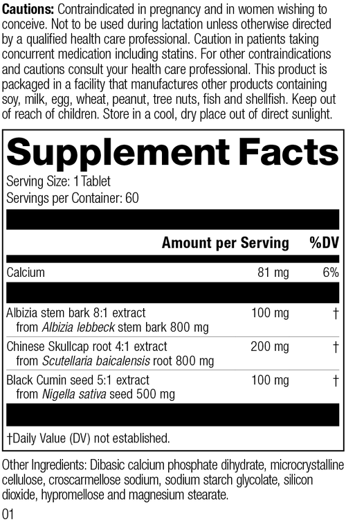 supplement fact label